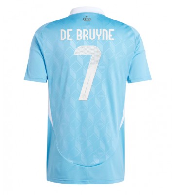 Belgien Kevin De Bruyne #7 Udebanetrøje EM 2024 Kort ærmer